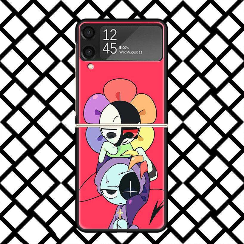 Game Dandys World Phone Case For Samsung Z Flip 7 6 5 4 3 Galaxy ZFLIP7 ZFlip6 5G Flip5 Flip4 Flip3 5g Black Hard Cover