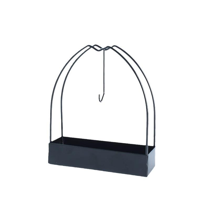 1PC Wrought Iron Sandalwood Shelf Personal Protection Tool Holder Incense Mosquito Coil Tray Holder Mosquito Coil Rack Ash Tray