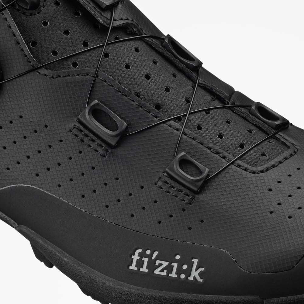 Fizik Atlas Terra Driving Shoes, Black, Size B, 26.0 cm