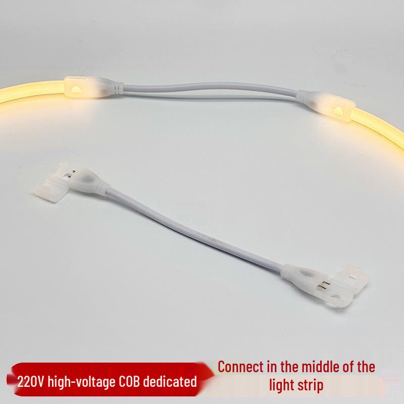 220V LED Strip Accessories: Switch Plug, Knob Dimmer, Connector, Connecting Wire, 24V Low-Voltage Corner