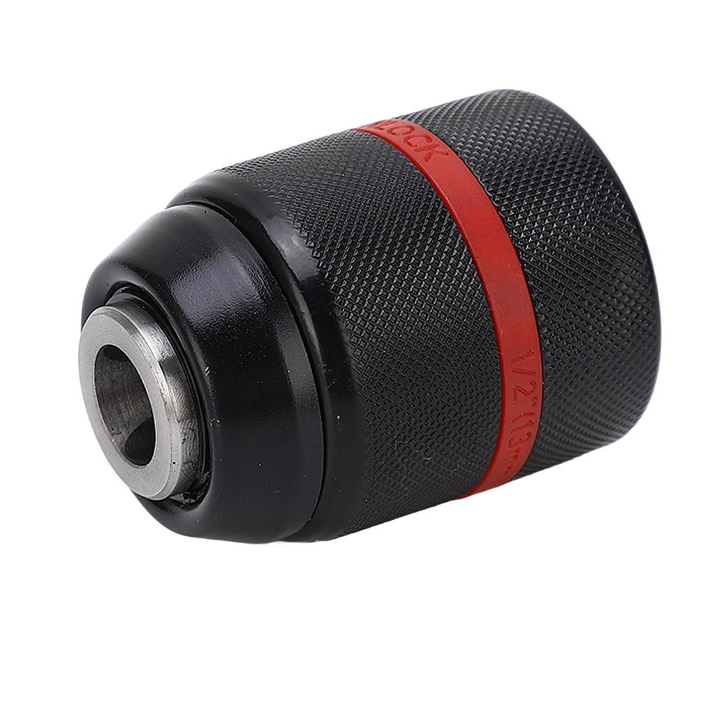 Keyless Drill Chuck 1 2‑20UNF Mount Self Tightening Electric Drill Chuck 2‑13mm Clamping Range Round 58mm   2.3in