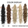 30 Inch Long Messy Curls Claw Clip Ponytail Extensions Synthetic Drawstring Curly Hairpiece Jaw Clip Hair Extensions for Women