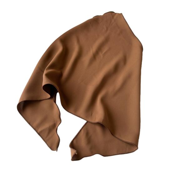 Pure Color Headscarf Large Triangular Scarf for Women Adjustable Strap Turban Headband Soft