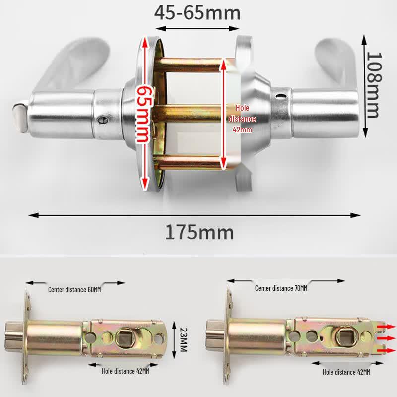 Shang Rui Spherical Handle Plastic Steel Door Lock