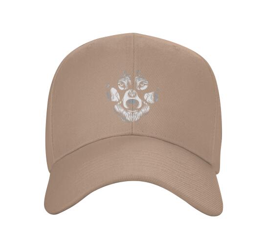 Wolf Paw Baseball Cap Adjustable Dad Hat Unstructured Cotton Hat Unisexs Cap Polyester Adult Unisex Four Seasons Casual Snapback