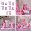 French Bulldog Shape Silicone Soap Mold DIY Silicone Candle Molds Clay Mould Silicone Soap Making Tool Silicone Material