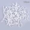 50/100pcs Plastic Plant Support Clips Clamps Garden Greenhouse Vegetables Clips Garden Tool