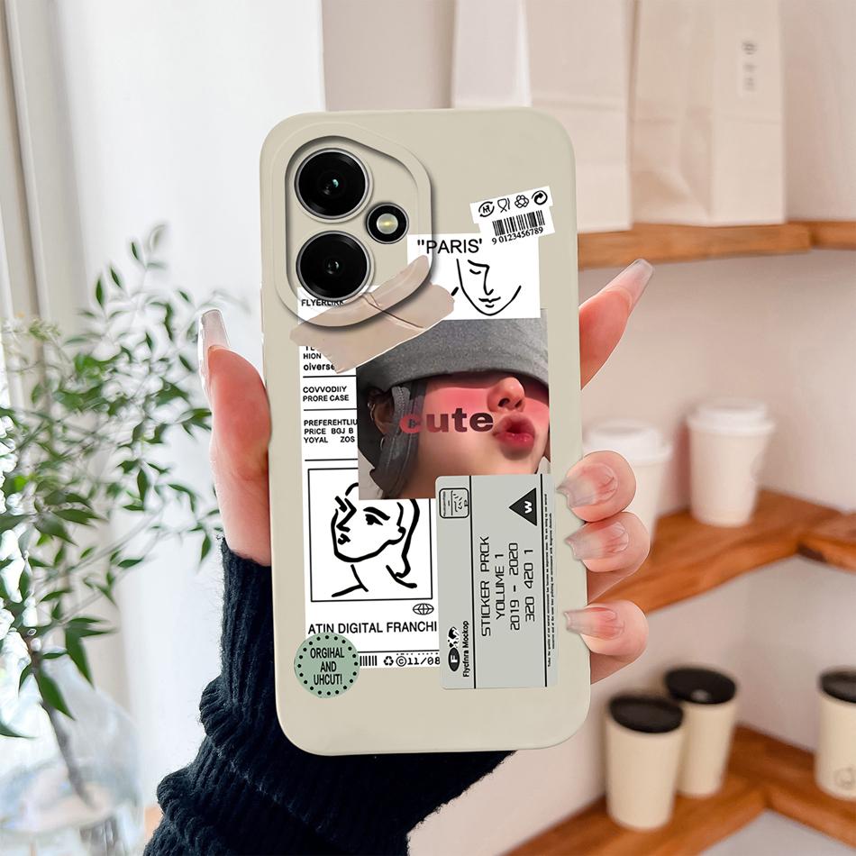 For Honor 400 Pro Phone Case Cute Astronaut Liquid Silicone Full Coverage Anti Drop Soft Back Shell For Honor400 5G Bumper Capa