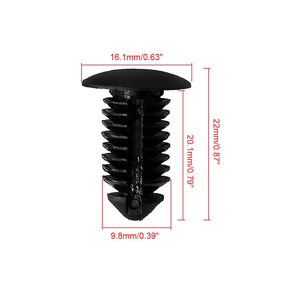 Multi-Model Fit Plastic Rivets for Ford & Chrysler Bumpers