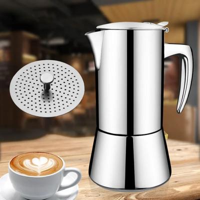 304 stal nierdzewna Moka Pot 200ml/300ml przenośny dzbanek do kawy kuchenny ekspres do kawy czajnik domowy kempingowy przybory do kawy