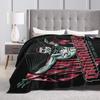 Danhausen Very Nice Very Evil Blanket Flannel Autumn/Winter   Lightweight Throw Blankets for Home Outdoor Bedding Throws