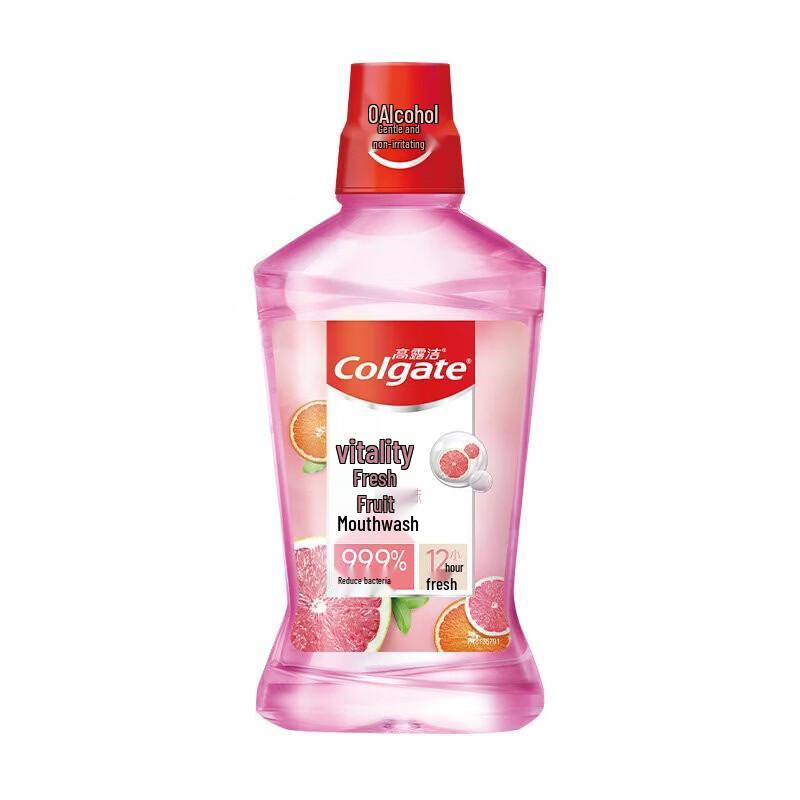 Colgate Vibrant Fruit Flavor Alcohol-Free Mouthwash