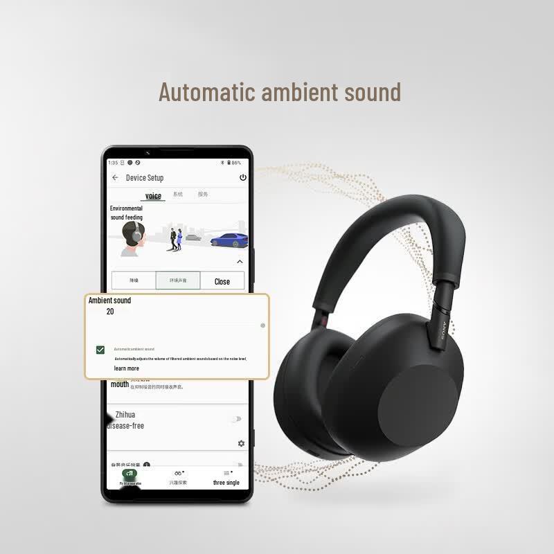 SONY WH-1000XM6 AI Noise Cancelling Wireless Over-Ear Headphones