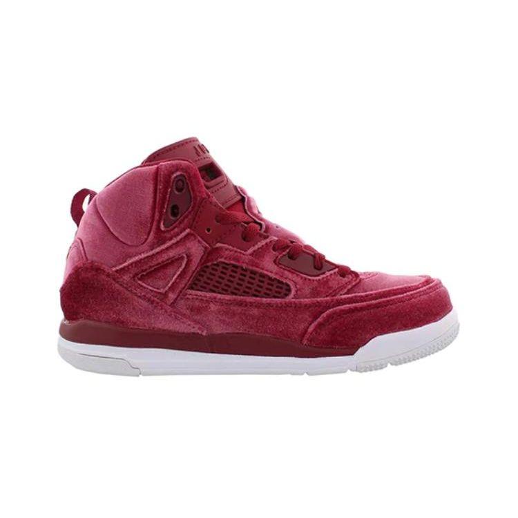 Air Jordan Spizike PS Noble Red Kids Sneakers Black White CJ7217-600
