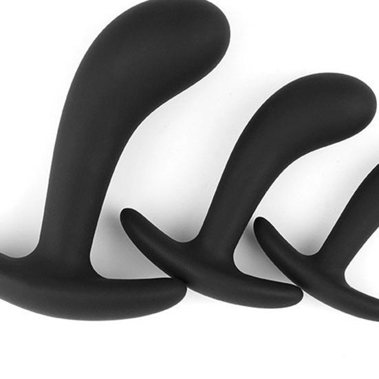 Anal Plug Water Droplets Deep Insertion Silicone Butt Plug Sex Toy for Beginner