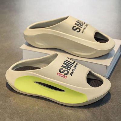 Bestellen Sie eine Nummer größer Unisex EVA rutschfeste Strandsandalen mit dicker Sohle