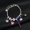 Pulseira DIY Pop Coreana Pulseira Inspirada em Anime Pulseira Elástica Ajustável com Berloques Fofos Presente para Fãs Homens Mulheres