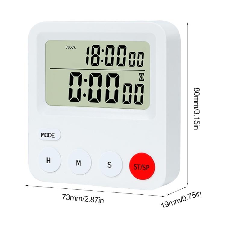 Countdown Timer Digital Timer Alarm Clock Small Alarm Clock with Magnet for Home Bedroom Tabletop Wall Mount Timer Clock