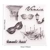 Romantic Travel Transparent Clear Silicone Stamp for Seal DIY Scrapbooking Photo Album Stamp