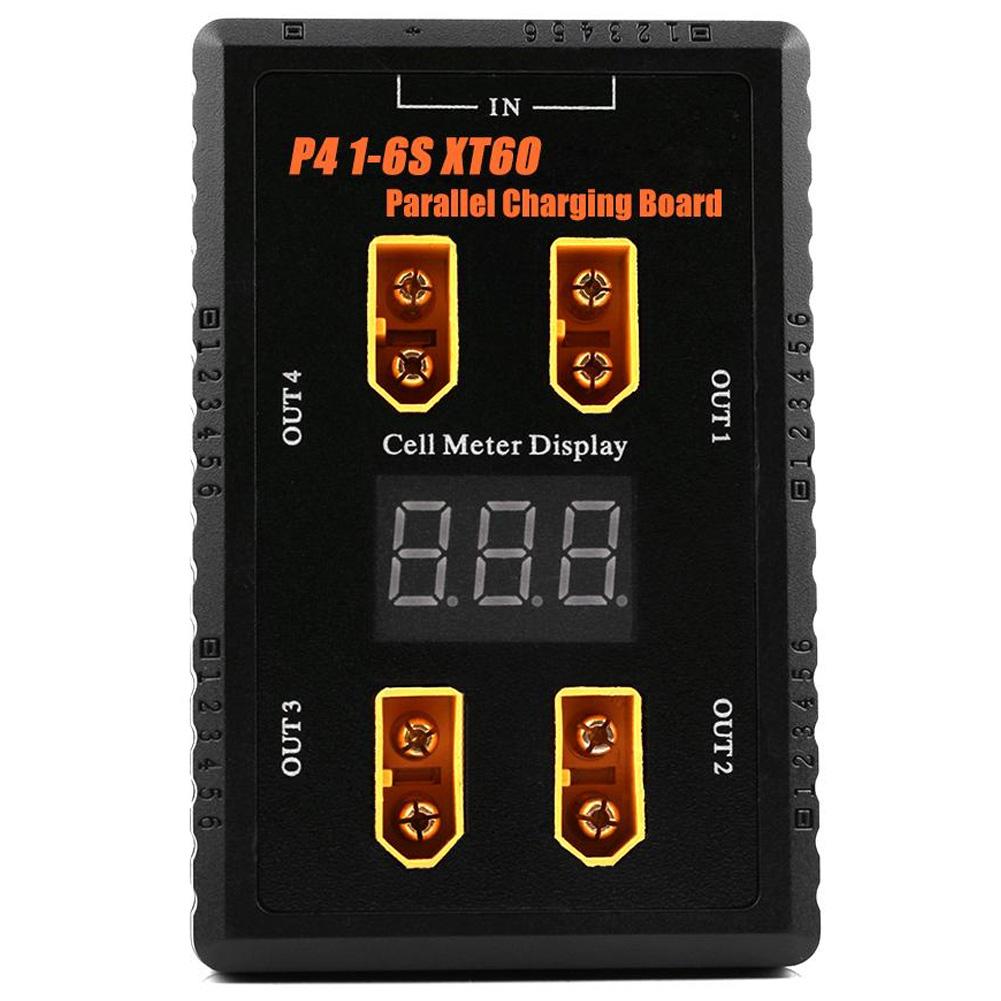 16S LiPo Battery Parallel Balanced Charging Board Plate 40A Input XT60 Plug