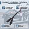 ABS LED Load Resistor Hyper Flashing Fix Blinker Flasher Relay for Elecra Glide 1997-2012