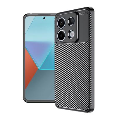 Carbon Fiber Cover For Xiaomi Poco X6 5G Case Bumper Anti-knock Silicone Funda For Poco X6 5G Thin Phone Case For Poco X6 Pro 5G