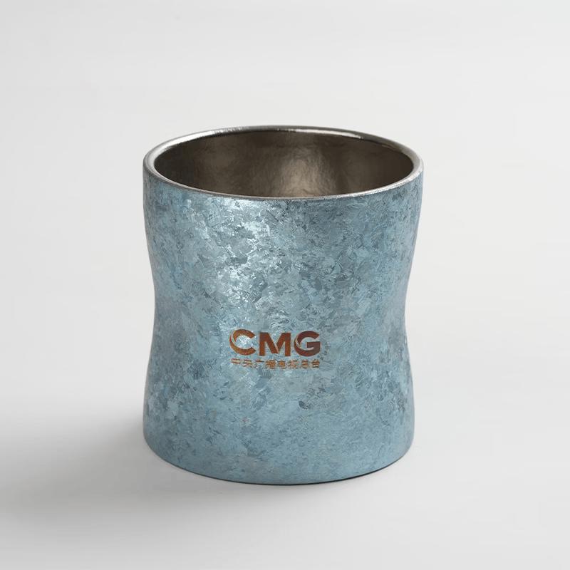 Afterglow Double-Layer Pure Titanium Coffee Cup