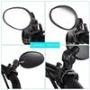 2pcs Bike Rearview Mirror 360. Adjustable Rotatable Angle Mirror For Bicycle Handlebar Outdoor V7I6