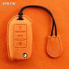 Leather Car Key Case Cover Shell For Volkswagen Vw Polo Golf Passat Tiguan Beetle Caddy T5 Up Eos Skoda Octavia Seat Leon Altea
