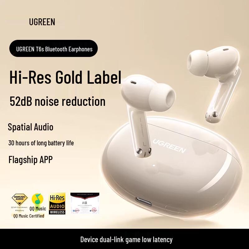 

UGREEN T6s Active Noise Cancelling Wireless Earbuds