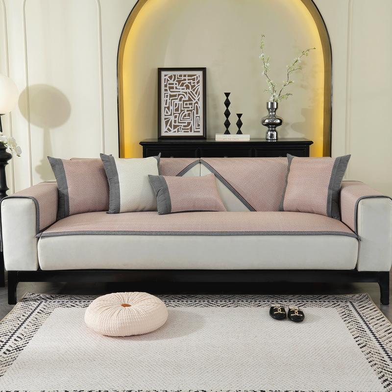 Rattan Mat Cool Sofa Cushion  New All-Inclusive Universal Cover Mat Cushion Summer Simple Non-Slip Cover Cloth Towel