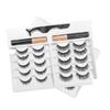 Magnetic Eyelash Curling Set with Glue-Free False Lashes - 10 Pairs Mixed