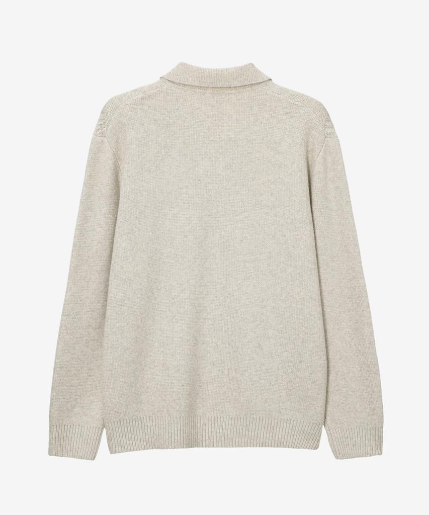 Mindbridge [Air Wool] Alpaca Collar Oversized Cardigan - 2 Colors