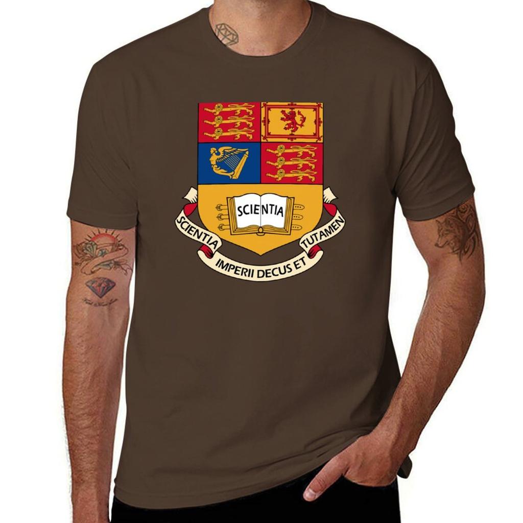 T-shirt Imperial College London abbigliamento estivo t-shirt oversize da uomo