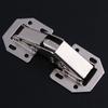 10pcs Furniture Hinge No Drilling Hole Easy Installation Hinges No Slot Required Cold Rolled for Window Cupboard Kitchen Door