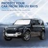 BCC1 Para Land Rover Defender 90 110 130 Acessórios de Carro de Verão Coberturas de Protetor Solar para Para-brisa de Carro Protetor Solar para Janela Dianteira Guarda-sol UV