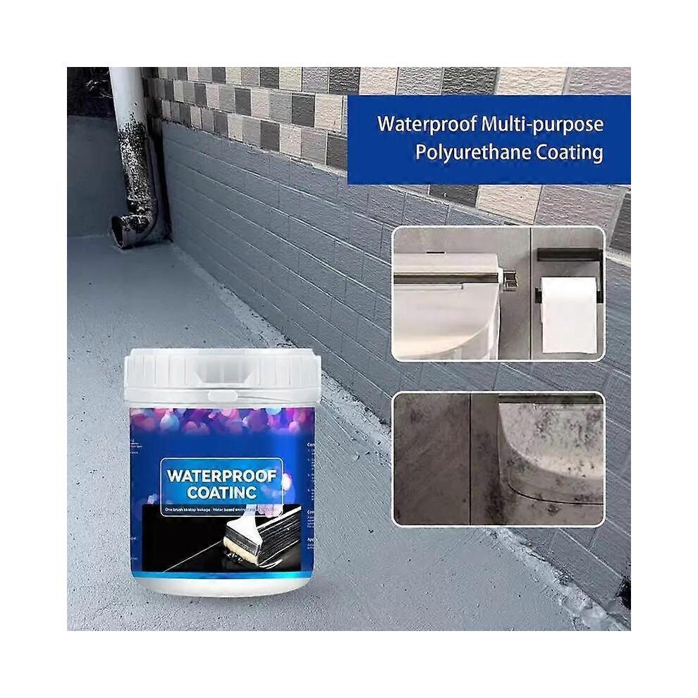 (1kg,White)Roof Coating Waterproof 800g Leakage Waterproof Sealant Multi-Purpose Water-Based Concrete Sealer Crack Filler For Roof Wall