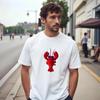 Cool Lobster T Shirt Funny With Sunglasses For Him Vintage Washed Stretched Breathable Designer Clothes Versatile Soft Unisex