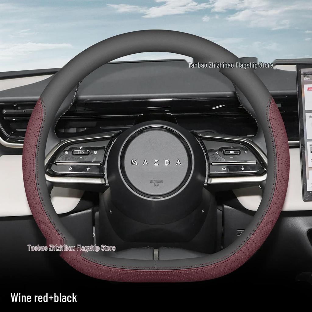 2025 Mazda EZ60 Steering Wheel Cover: Ultra-Thin, Non-Slip, Sweat-Absorbent, All-Season Car Interior Decoration