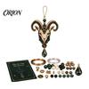 Zodiac Sign Craft Kit 12 Blessing Beaded Ornament DIY Kit, Beginner Friendly Bead Decoration Set for Beginners Beading Set, Hanging Pendant, Handmade