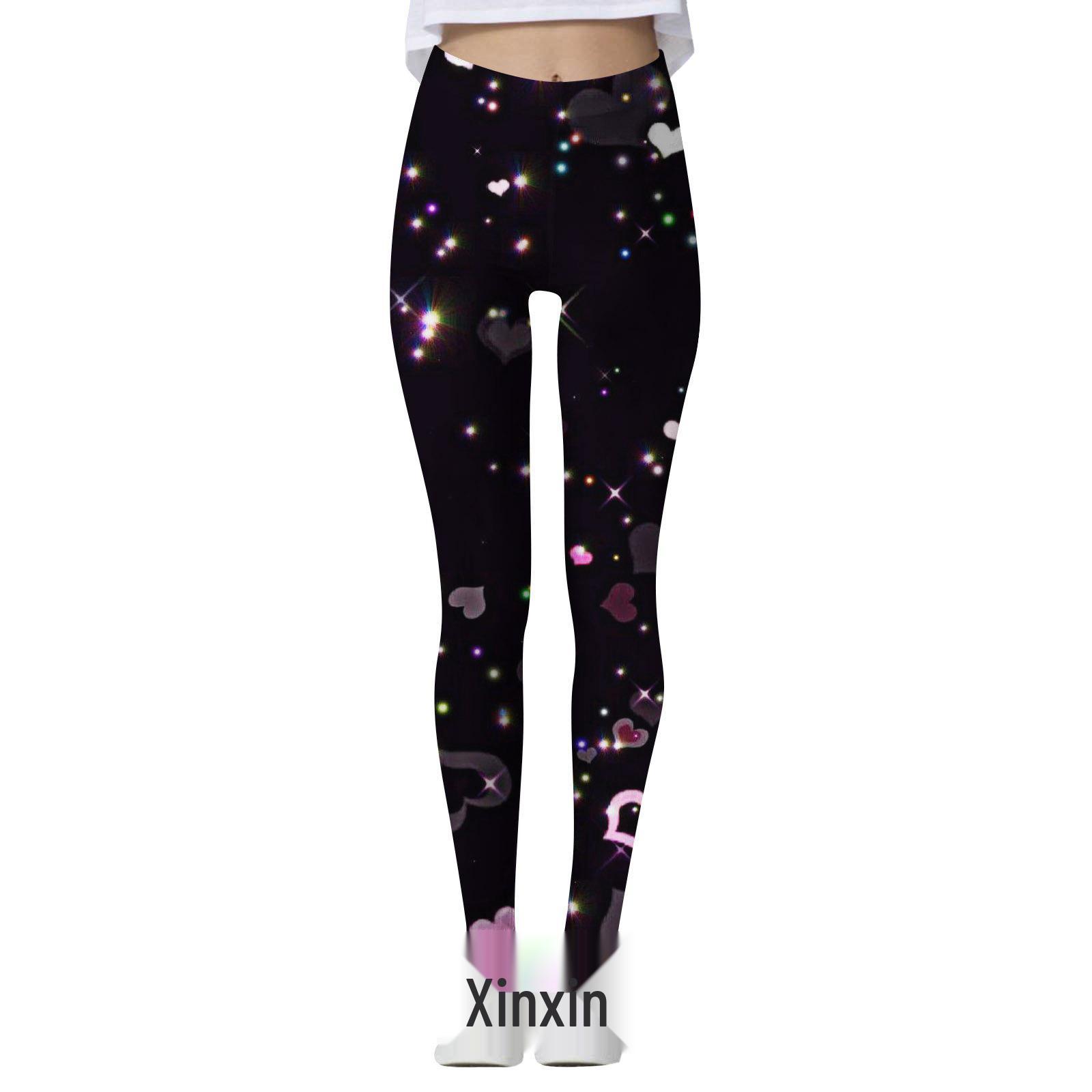

Women s High-Waisted Fashion Print Yoga Leggings XXL