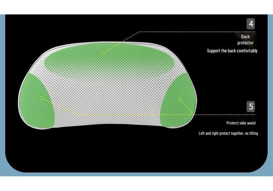 Ergonomic Car Seat Lumbar Support Cushion