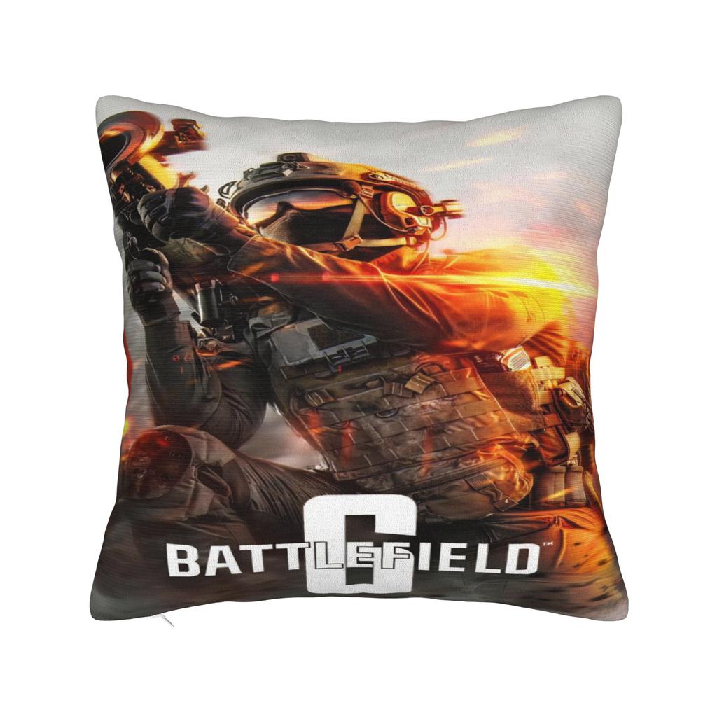 Car Decorations Battlefield 6 Funny Games Pillowcase Accessories Pillow Covers Square Multi-Size