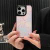 Applicable iPhone16Pro mobile phone case ins Fireworks Castle Apple 15 leather pattern advanced anti-drop protective case 13