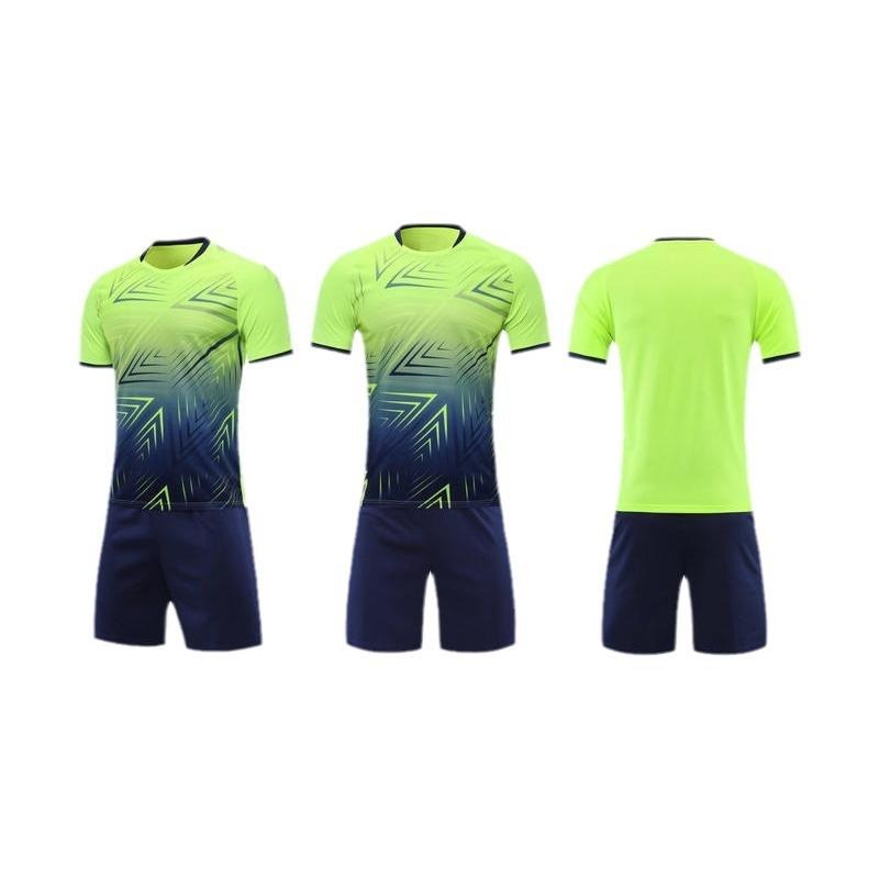 Soccer Uniform Set Men'S Competition Team Uniform Adult Children Sports Short Sleeve Training Uniform Summer Quick-Drying Football Jersey Z109