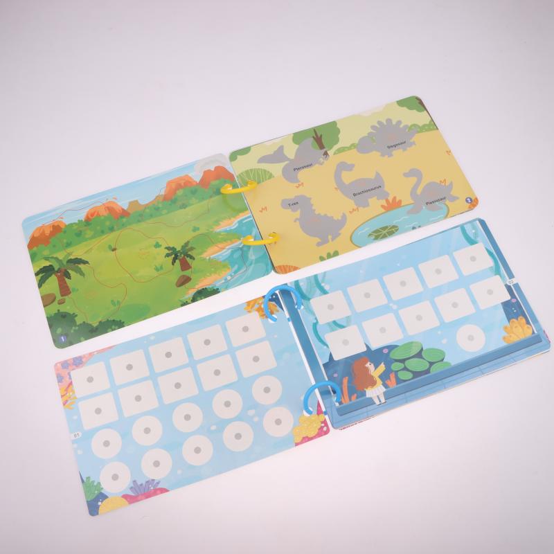 1 Set Yeni Yürüyen Çocuklar Eşleştirme Bulmacaları Oyunu Montessori Meşgul Kitap Çıkartma Sessiz Kitap Çocuklar İçin Erken Eğitici Öğrenme Oyuncakları Hediyeler