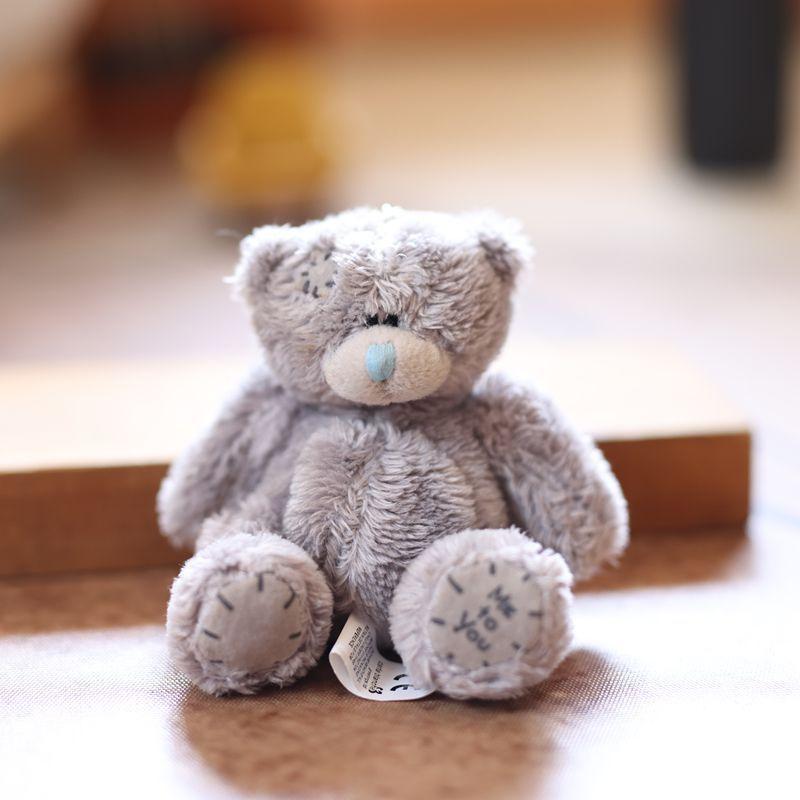 

1pc Cute Bear Plush Keychain Cartoon Joint Bear Stuffed Doll Pendent Poseable Joints Doll Bag Charm Adorable Toy