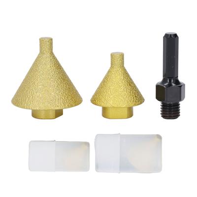 Broca Biseladora Chaflanadora para Amoladora Angular Azulejo Ensanchar Recortar Avellanar Taladro Diá 38mm 50mm con