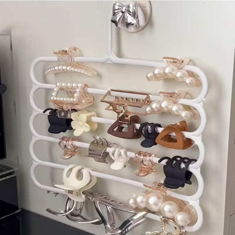 Wall-mounted storage organizer - Perfect for storing hair accessories. Ideal for use in homes and dormitories on a daily basis
