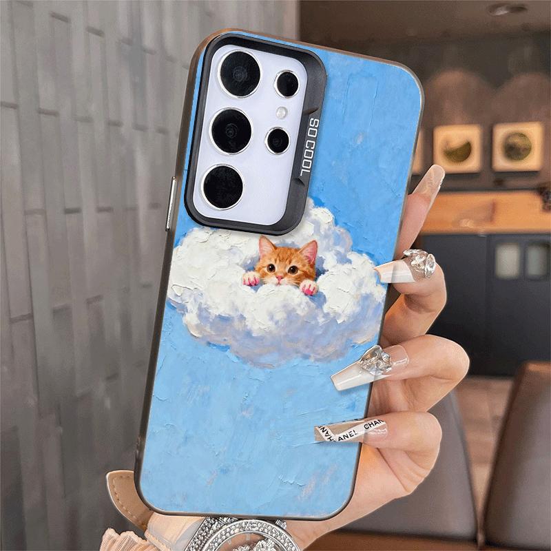 Cat Cute Kitten Cartoon Shockproof Phone Case for Samsung A17 A16 A15 A14 A37 A57 A36 A56 A26 A35 A55 A25 A34 A54 A24 A13 A23 A3